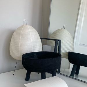 Pottery Barn Black Paulownia Decorative Wood Bowl